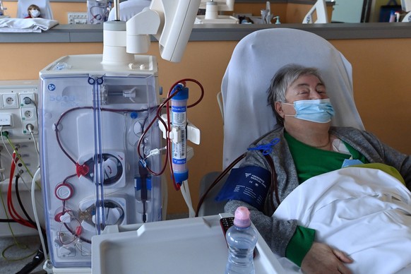 Dialysis treatment of Fresenius Medical Care in Karlovy Vary Hospital, Czech Republic, March 8, 2023. CTKxPhoto/SlavomirxKubes CTKPhotoP2023030806694 PUBLICATIONxNOTxINxCZExSVK CTKPhotoP2023030806694