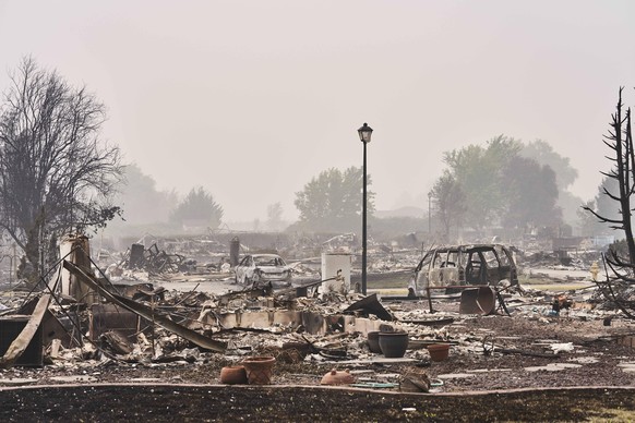 In Oregon wurden ganze Nachbarschaften von den Flammen zerstört.