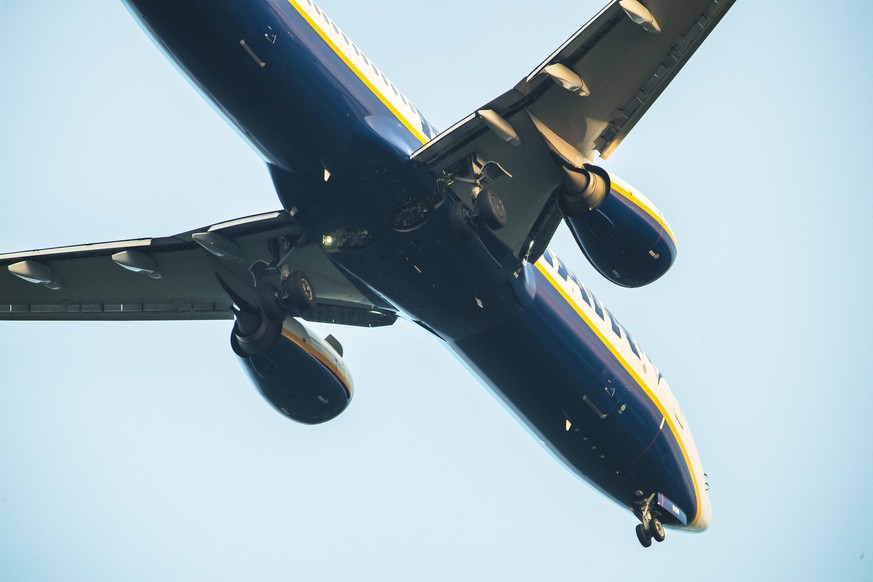 2021-05-23 Vilnius Lithuania. Ryanair Boeing 737 SP-RSM lands in Vilnius from Minsk at about 21:30 local time on Sunday 23 of May 2021. Earlier on Sunday this Boeing with 171 passengers on board opera ...