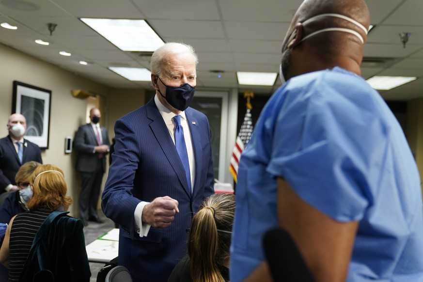 US-Präsident Joe Biden hat die Pandemiebekämpfung zu seinem obersten Ziel erklärt.