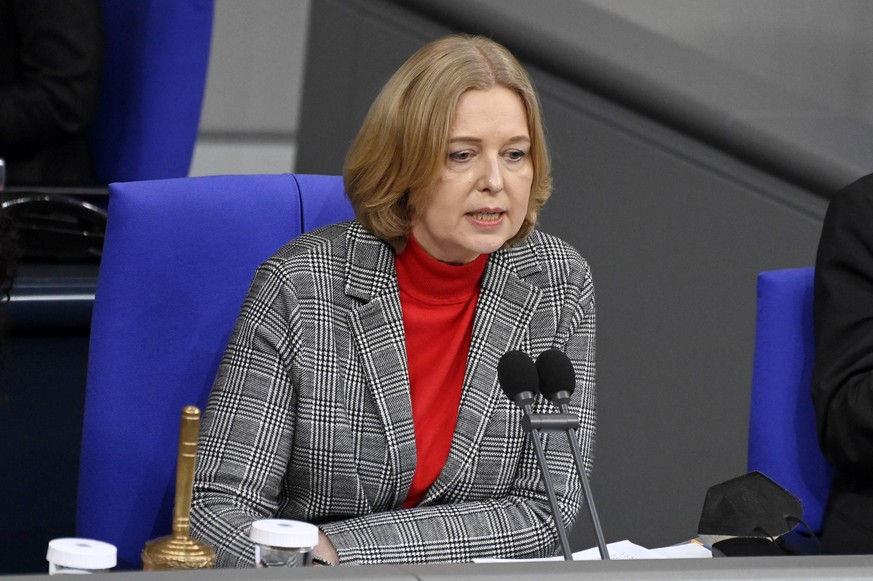 Bärbel Bas in der 13. Sitzung des Deutschen Bundestages im Reichstagsgebäude. Berlin, 26.01.2022