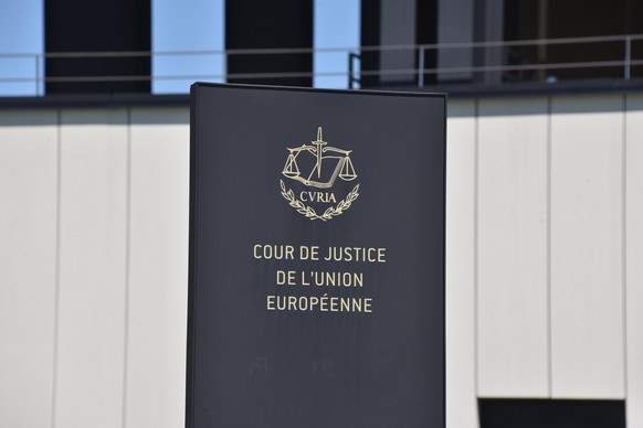 Der Europäische Gerichtshof , EuGH, CVRIA, der Gerichtshof der Europäischen Gemeinschaft, Cour de justice de l Union européenne, Verwaltungsgebäude in Luxemburg