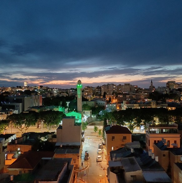 Jaffa, Tel Aviv, bei Nacht