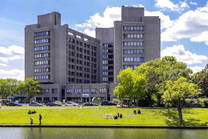 DEU, Deutschland, Berlin, 28.05.2019: Urbankrankenhaus (KAU), Klinikum am Urban. betrieben vom landeseigenen Krankenhausbetreiber Vivantes. *** DEU, Germany, Berlin, 28 05 2019 Urban Hospital KAU , Kl ...