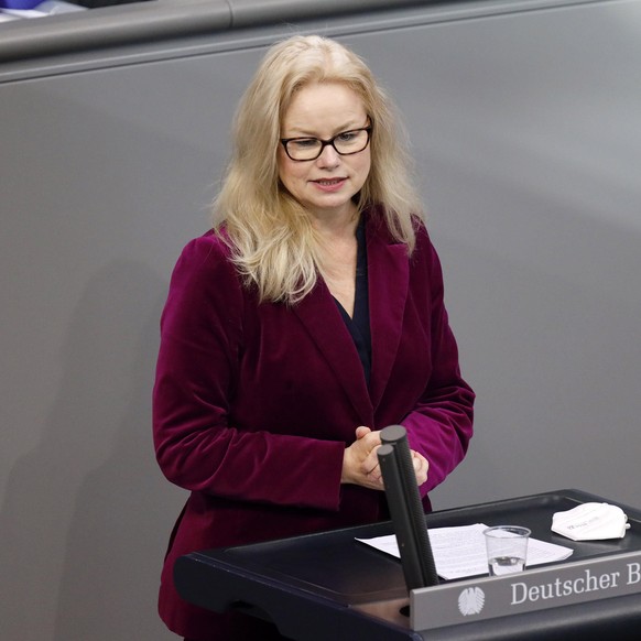 Kirsten Kappert-Gonther in der 210. Sitzung des Deutschen Bundestages im Reichstagsgebäude. Berlin, 12.02.2021