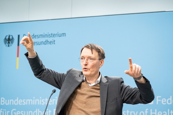 Pressekonferenz Thema hausärztliche Versorgung im Bundesgesundheitsministerium Karl Lauterbach, BundesgesundheitsministerPressekonferenz Thema hausärztliche Versorgung im Bundesgesundheitsministerium  ...