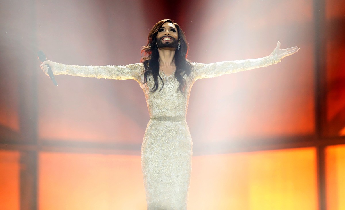 Die Österreicherin Conchita Wurst beim ESC 2014.