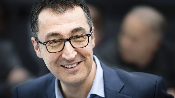 Cem Oezdemir ( Buendnis 90/Die Gruenen) im Rahmen einer Fraktionssitzung.