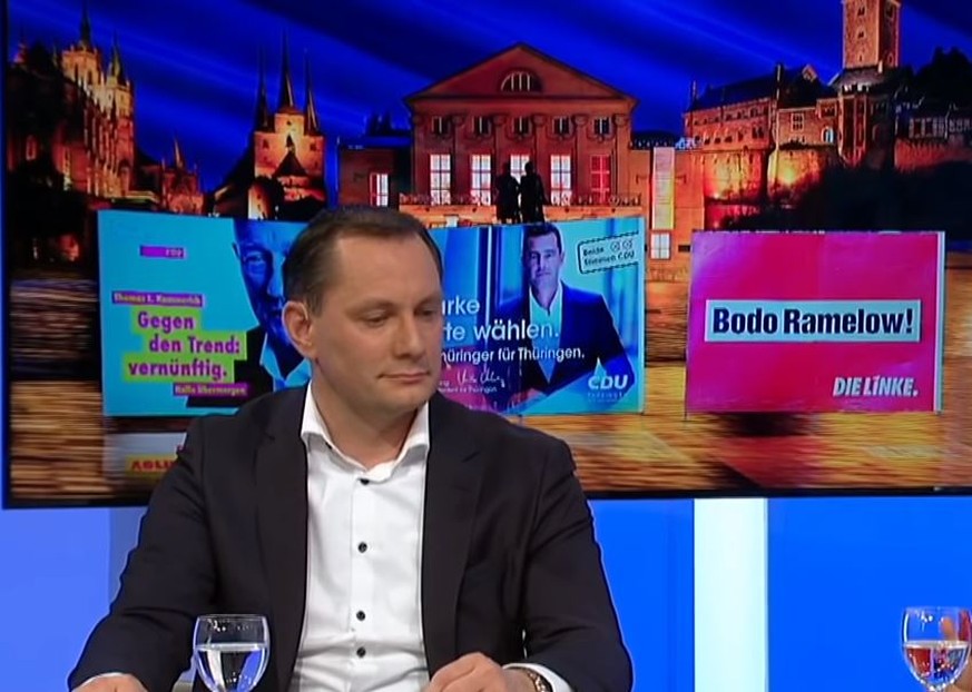 Konnte nicht immer souverän auf die Fragen aus dem Publikum antworten: AfD-Sprecher Tino Chrupalla.