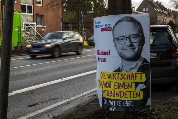 Ein Wahlplakat von Michael Kruse.