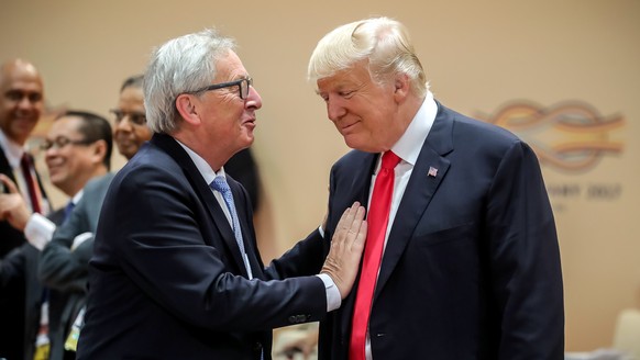 Jean-Claude Juncker und Donald Trump