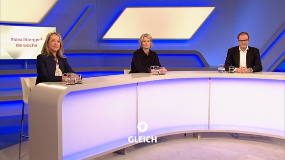 Die Kommentatoren Cerstin Gammelin, Susanne Gaschke und Vince Ebert (von links).