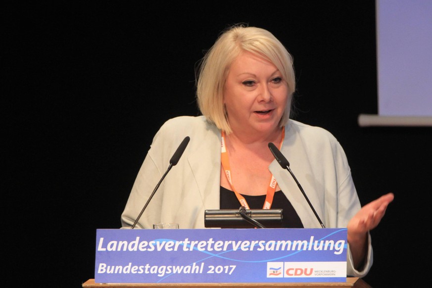 Landesvertreterversammlung der CDU Mecklenburg-Vorpommern am Sonnabend (25.02.2017) in der Alten Brauerei der Hansestadt Stralsund. Bei der Veranstaltung w