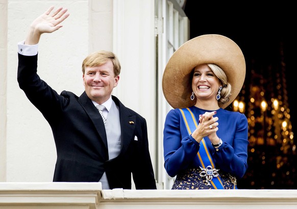 Die Frau an seiner Seite: Willem Alexander und Maxima.