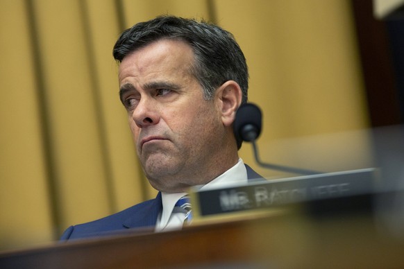 United States Representative John Ratcliffe Republican of Texas listens as Christopher Wray, Director, Federal Bureau of Investigation FBI testifies before the U.S. House Committee on the Judiciary on ...