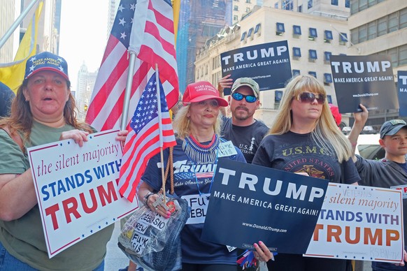 Trump-Unterstützer.