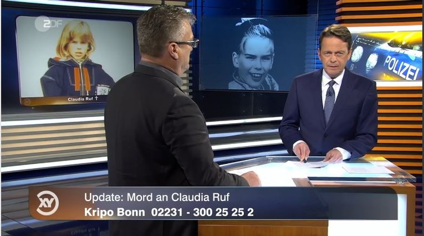 Rudi Cerne blendete am Mittwochabend in "Aktenzeichen XY" eine falsche Telefonnummer ein.