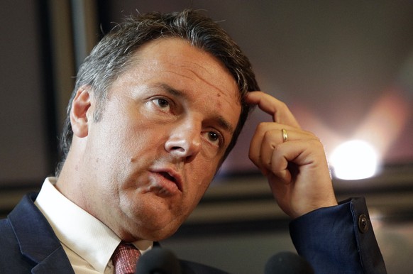 Der Mann hinter der Regierungskrise: Matteo Renzi, Ex-Premier und Chef der Kleinpartei "Italia Viva".