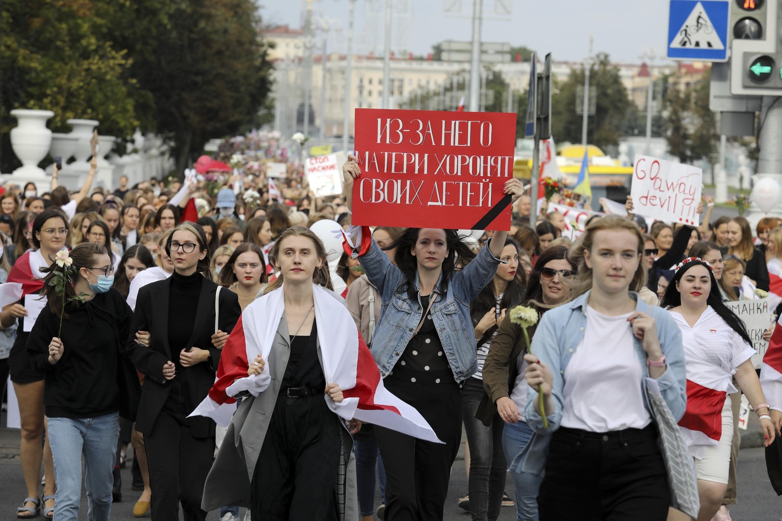 In Belarus wollen am Sonntag wieder Zehntausende friedlich gegen Staatschef Lukaschenko demonstrieren.
