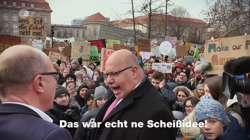 Peter Altmaier is not amused.