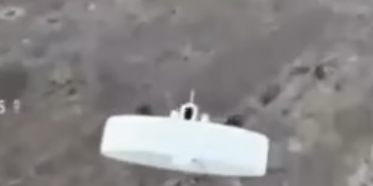 Sieht einem Ufo ähnlich: Die bisher unbekannte Drohne.