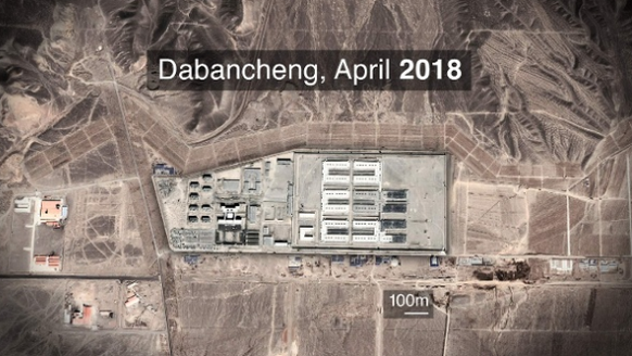 Im April 2018 ist an gleicher Stelle bereits ein großer Lagerkomplex entstanden.