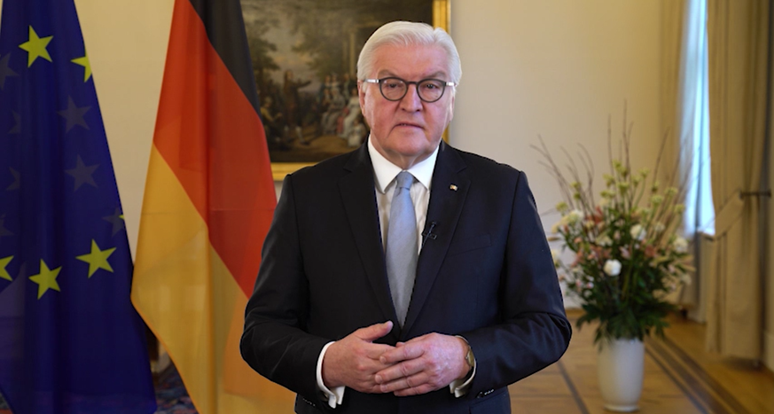 Bundespräsident Frank-Walter Steinmeier bei seiner Rede zum Holocaust-Gedenktag.