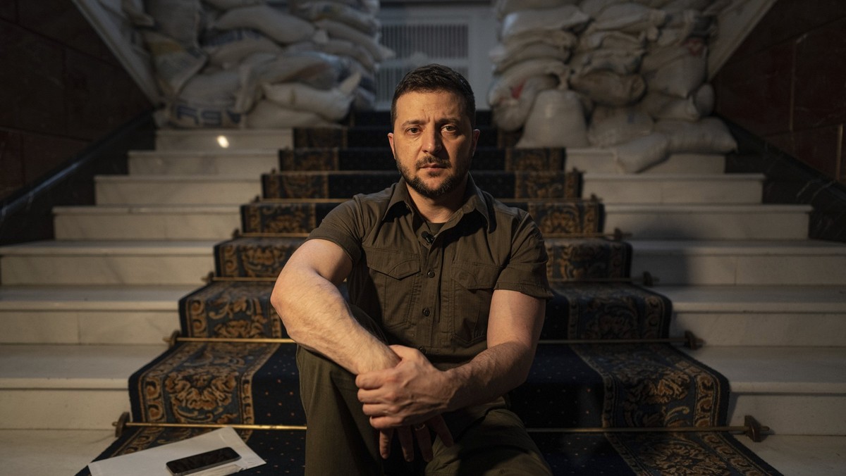 ARCHIV - 09.04.2022, Ukraine, Kiew: Wolodymyr Selenskyj, Pr