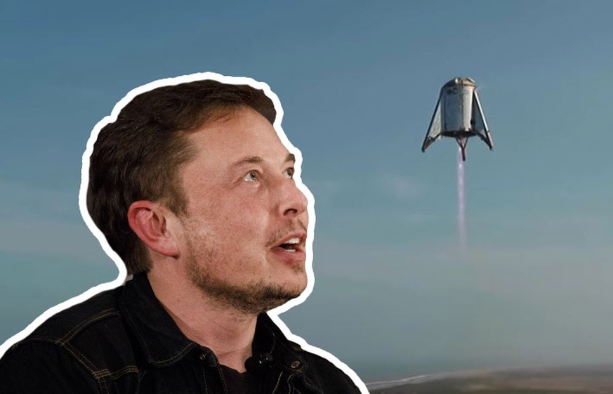 Tesla-Boss Elon Musk träumt vom Weltraum. Die "Starhopper" soll ihm dabei helfen.