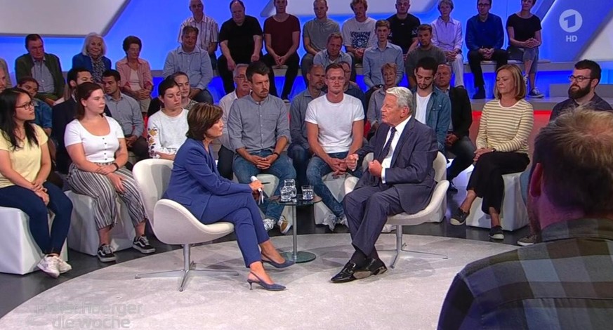 Am Mittwochabend war der frühere Bundespräsident Gauck in der ARD zu Gast.