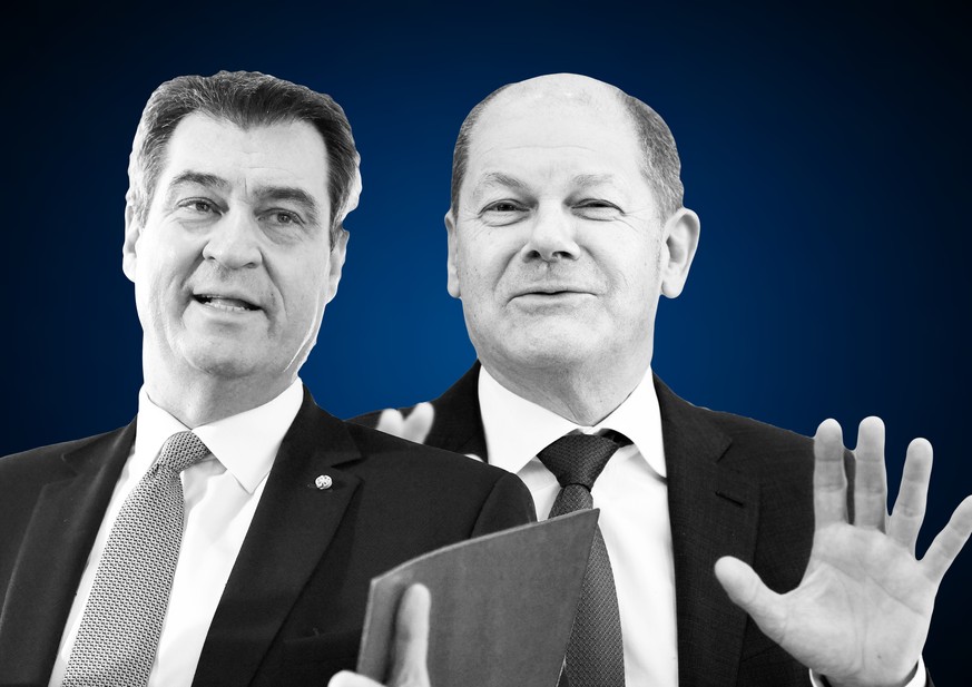 Markus Söder oder Olaf Scholz: Beide können sich während der Krise gerade profilieren.