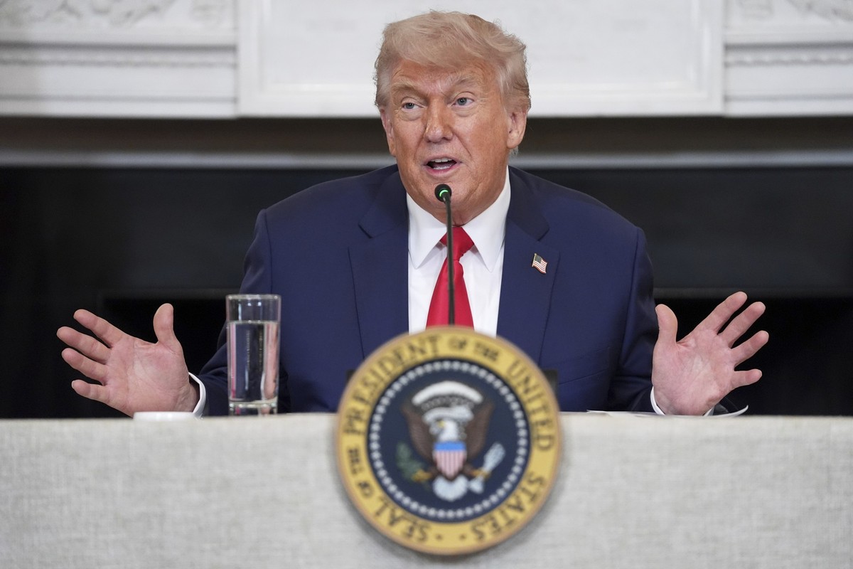 President Donald Trump speaks during an &quot;Invest in America&quot; roundtable with business leaders at the White House, Monday, June 9, 2025, in Washington. (AP Photo/Evan Vucci)