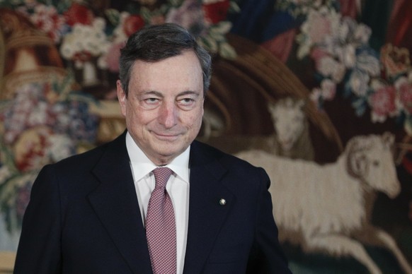 Der neue italienische Premier: Mario Draghi nach dem Ablegen seines Amtseids am vergangenen Samstag.