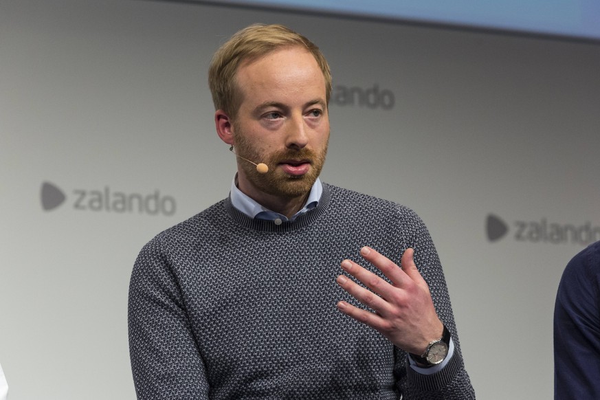 Rubin Ritter Co-Ceo von Zalando bei der Zalando SE Hauptversammlung am 23.05.2018 im WECC-Westhafen in Berlin *** Rubin Ritter Co Ceo von Zalando at the Zalando SE Annual General Meeting on 23 05 2018 ...