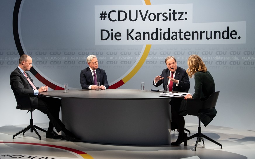 14.12.2020, Berlin: Die drei Kandidaten f