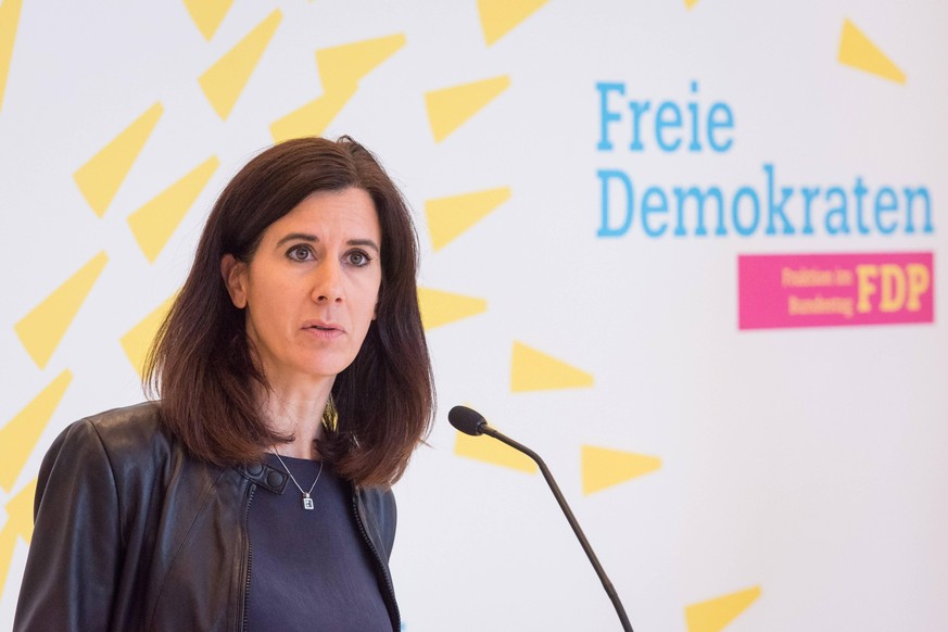 Berlin, Pressekonferenz der FDP Fraktion Deutschland, Berlin - 06.10.2020: Im Bild ist Katja Suding fdp w