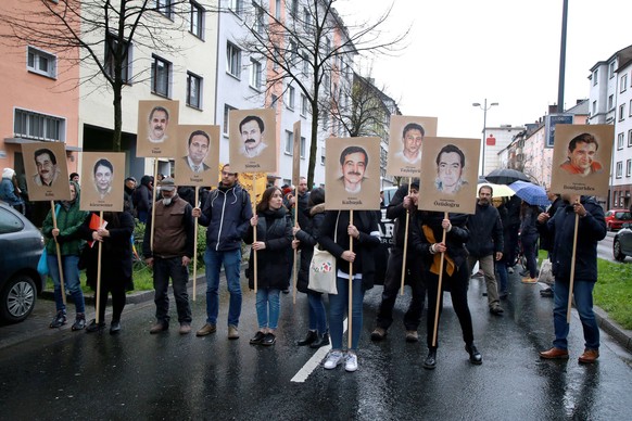 Demonstration im Gedenken an die Opfer des NSU in Dortmund.