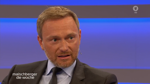 Christian Lindner bei "Maischberger".