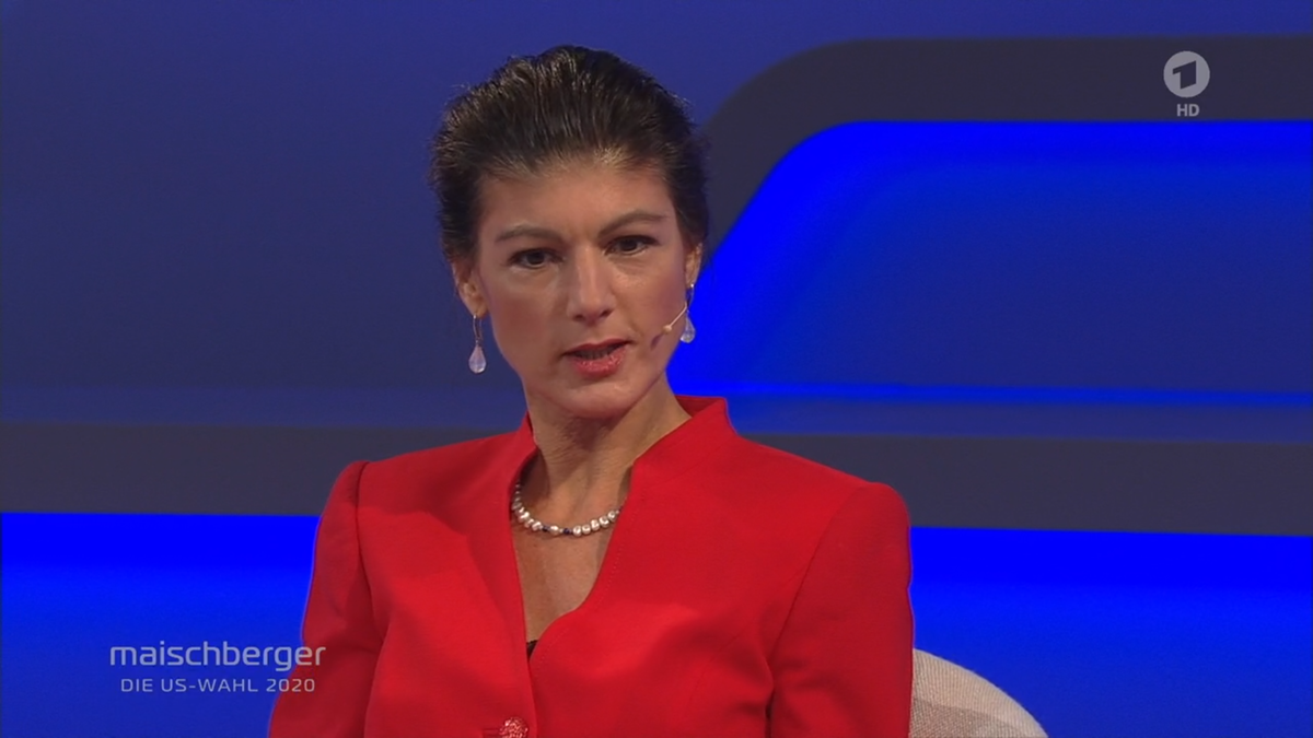 Sieht Donald Trump nicht nur negativ: Sahra Wagenknecht.