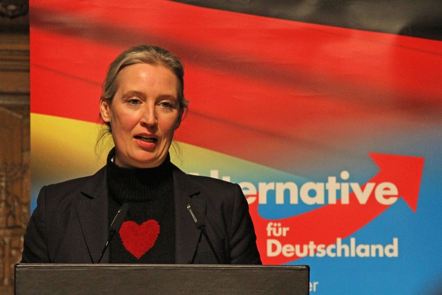 News Themen der Woche KW03 Alice Weidel im Hamburger Rathaus auf Einladung der Hamburger AfD Bürgerschaftsfraktion. Hamburg, der 16.01.2025 Alice Weidel im Hamburger Rathaus auf Einladung der Hamburge ...