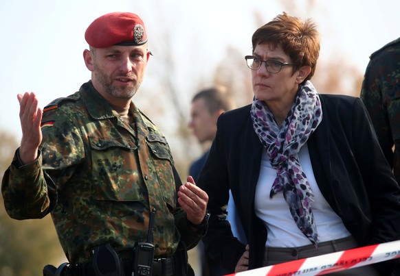 Verteidigungsministerin Kramp-Karrenbauer.