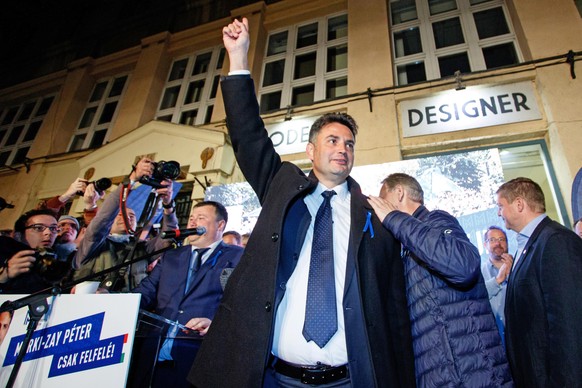 Gegenkandidat Péter Márki-Zay.