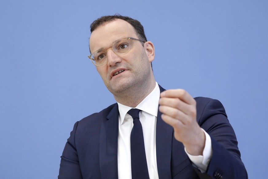 Jens Spahn, Bundesminister fuer Gesundheit, CDU, PK zu - Aktuelle Corona-Lage, DEU, Berlin, 21.05.2021 *** Jens Spahn, Federal Minister of Health, CDU, PK zu Aktuelle Corona Lage, DEU, Berlin, 21 05 2 ...