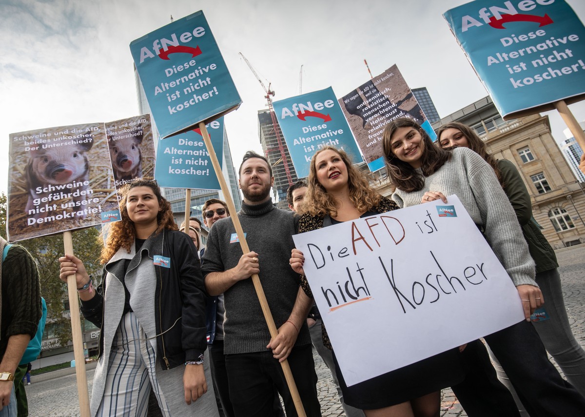 Die Jüdische Studierendenunion hatte zu der Kundgebung aufgerufen.
