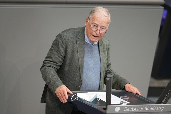 Alexander Gauland ist Ehren- und Fraktionsvorsitzender der AfD im Bundestag. 