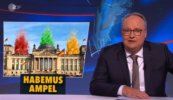 Die Erlösung? Die Ampel wird kommen, meinte Oliver Welke in der "heute-show" (ZDF) - aber mit ihr auch neue Probleme.
