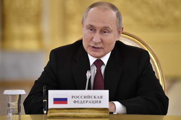 Russlands Präsident Wladimir Putin: "Verschärft die ohnehin nicht einfache internationale Lage auf dem Gebiet der Sicherheit".