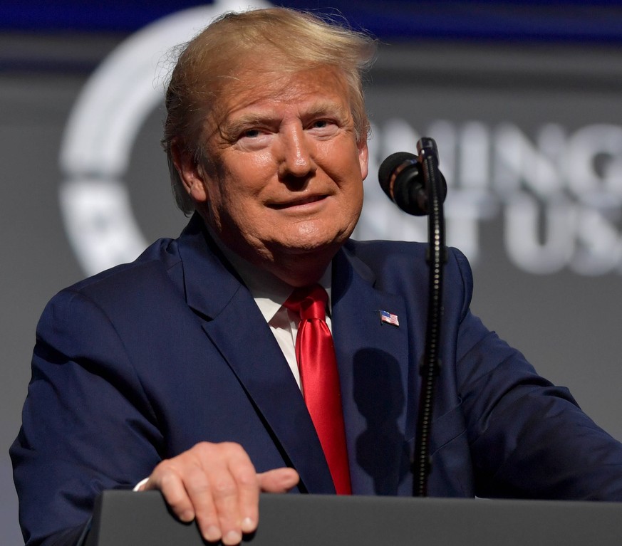 December 21, 2019, West Palm Beach, Florida, United States Of America: WEST PALM BEACH, FL - DECEMBER 21: President Donald Trump Speaks at the 2019 Turning Point USA Student Action Summit - Day 3 at t ...