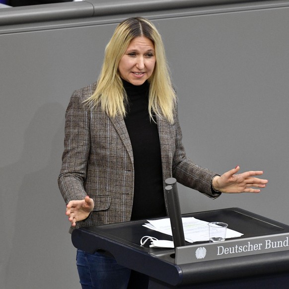 Silke Launert in der 216. Sitzung des Deutschen Bundestages im Reichstagsgebäude. Berlin, 05.03.2021