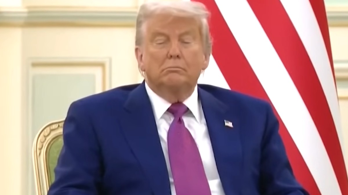 Schon vor gut fünf Monaten übermannte US-Präsident Donald Trump bei einem Treffen mit dem saudischen Kronprinzen beinahe der Schlaf.